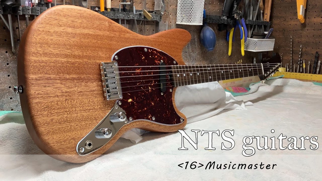 ほぼ国産パーツのショートスケールギター キングトーンSTS1E - YouTube