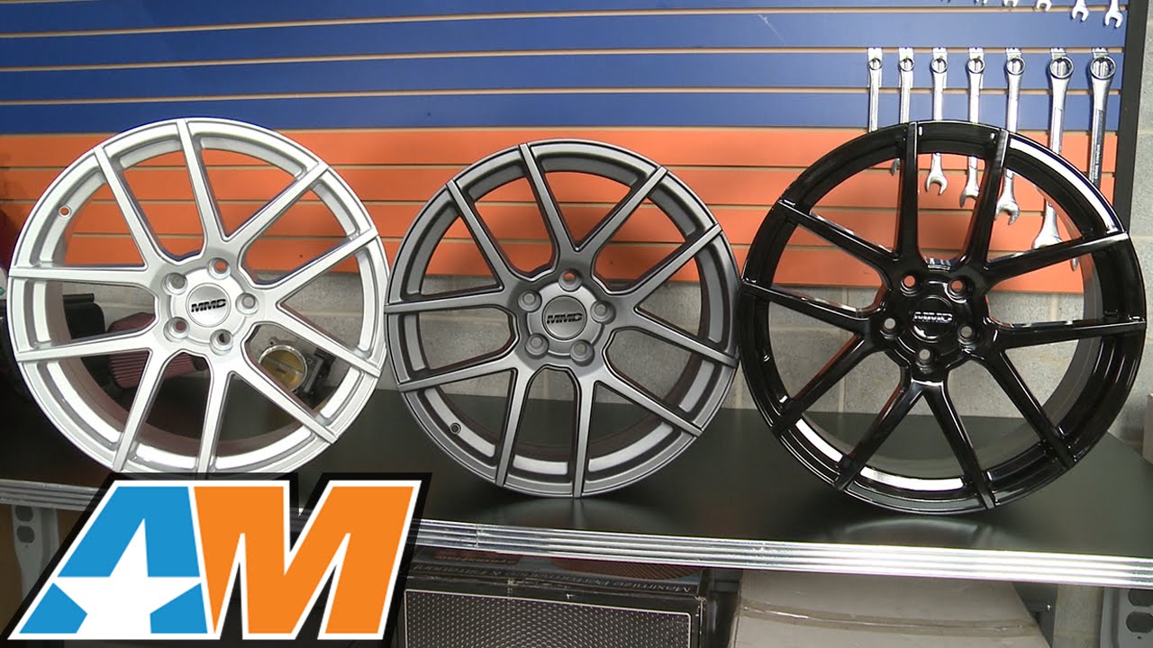 MMD Mustang Zeven Gloss Black Wheel; Rear Only; 20x10; 45mm Offset