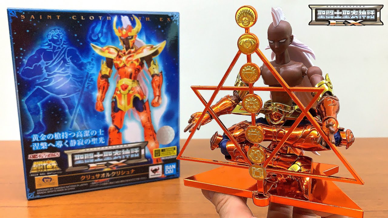 saint cloth myth ex chrysaor krishna unboxing saint seiya premium