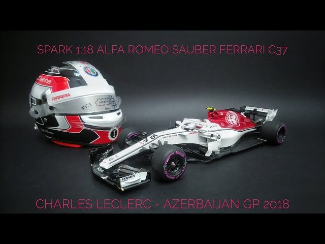 REVIEW Spark 1:18 Alfa Romeo F1 C37 - Ferrari 2018 Azerbaijan GP