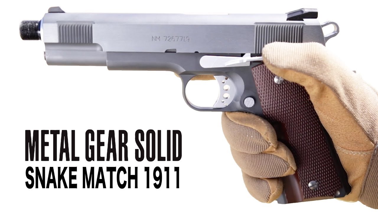 メタルギアソリッド スネークマッチ M1911 WA ガスブローバック