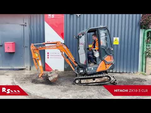 HITACHI ZX18-3 CLR - YouTube
