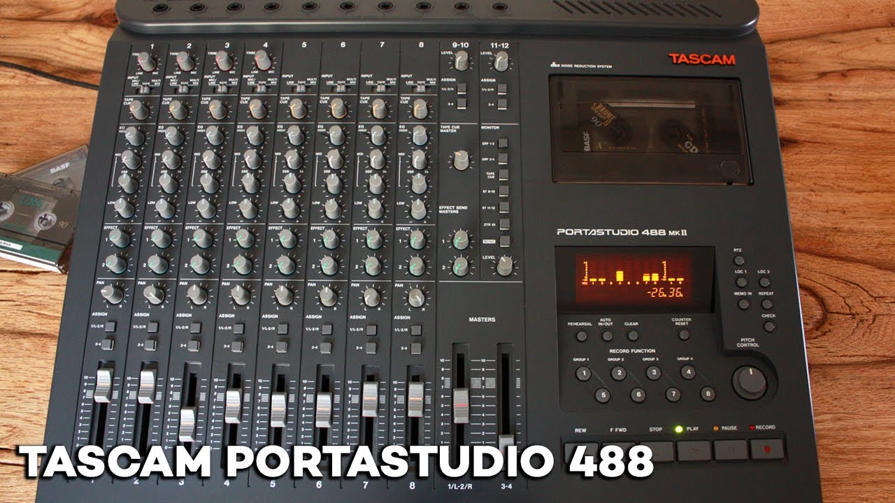 Recording with the TASCAM Portastudio 488 MKII – How I Recorded My