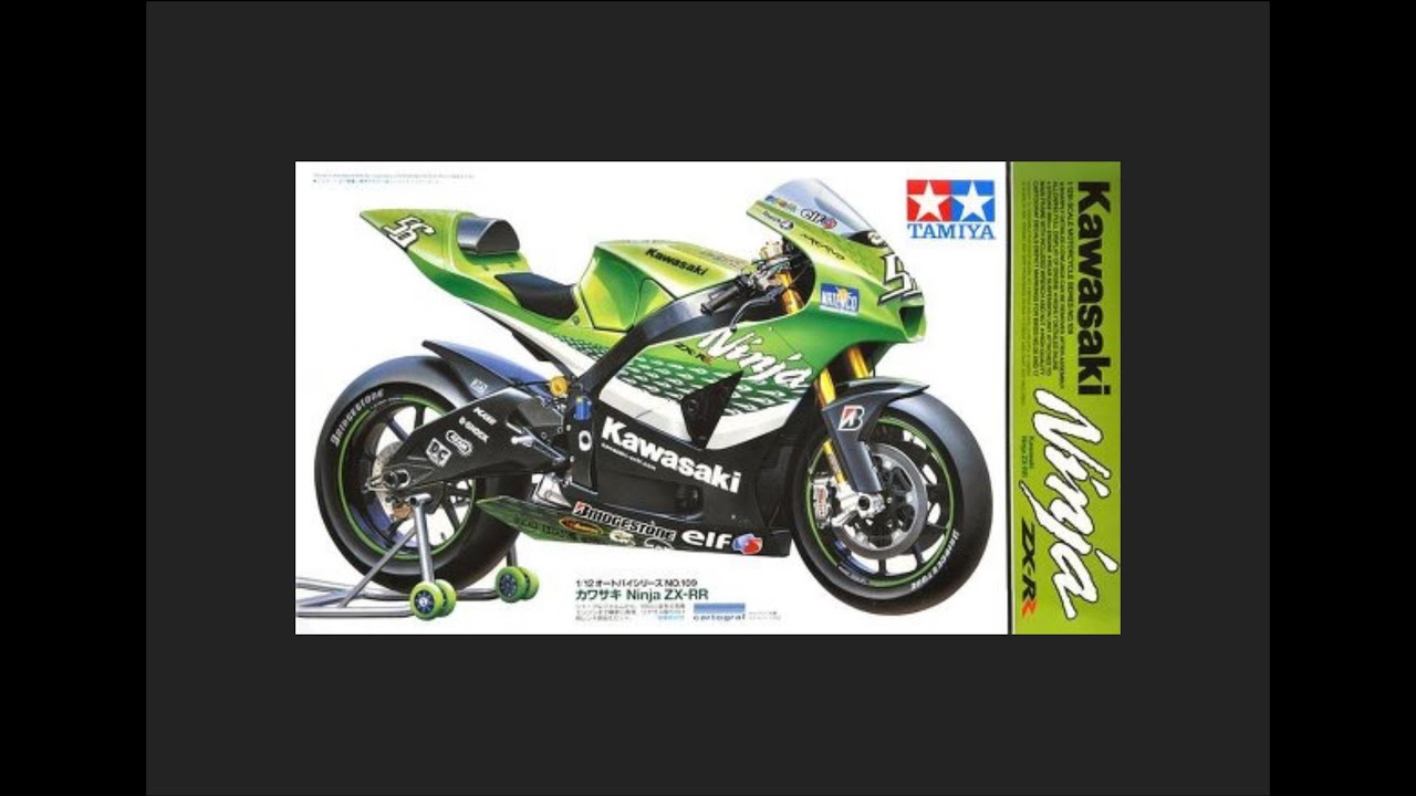 Tamiya 1/12 Kawasaki Ninja ZX-RR Scale Model Review - YouTube