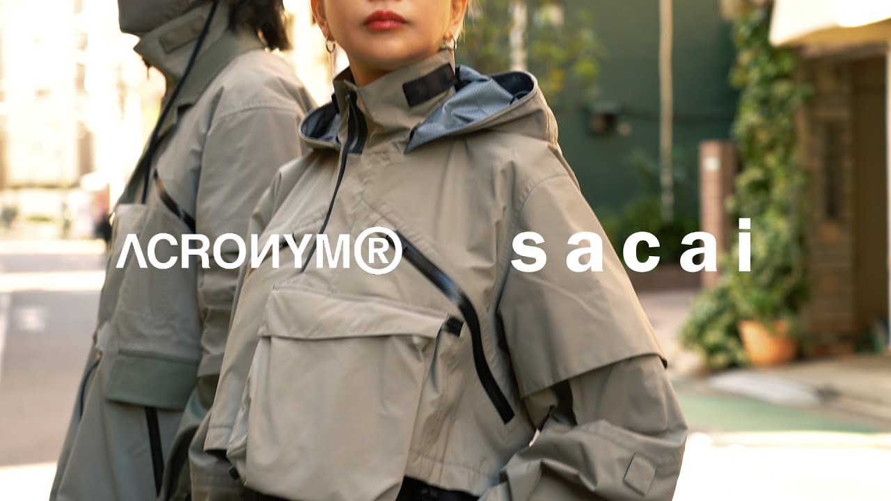 女性版】ACRONYM × sacai 着てみた！ - YouTube