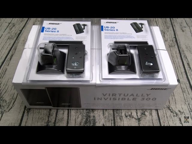 Bose Virtually Invisible 300 Wireless Surround Speakers - YouTube