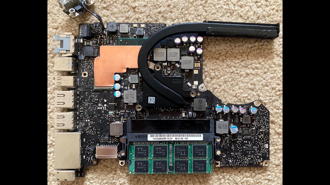 Cooling Modded MacBook Pro 2012 - YouTube