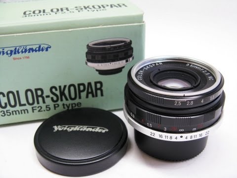 Voigtlander Color Skopar 35mm F2.5 P-Type - YouTube