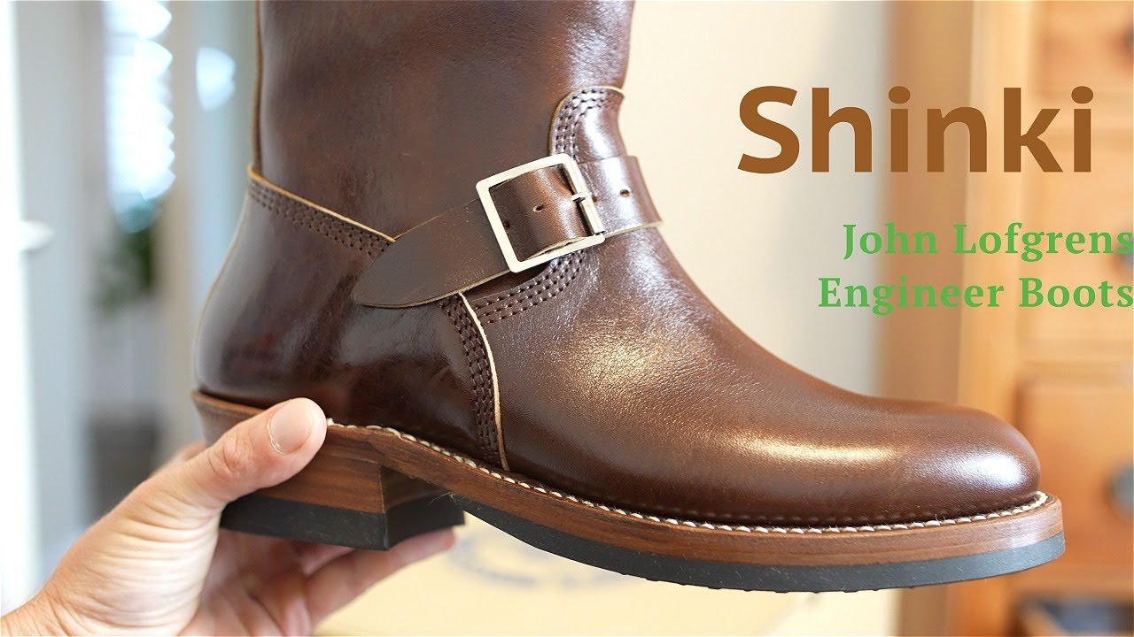 John Lofgren - Shinki Hikaku Horsebutt - Engineer Boots in Dark