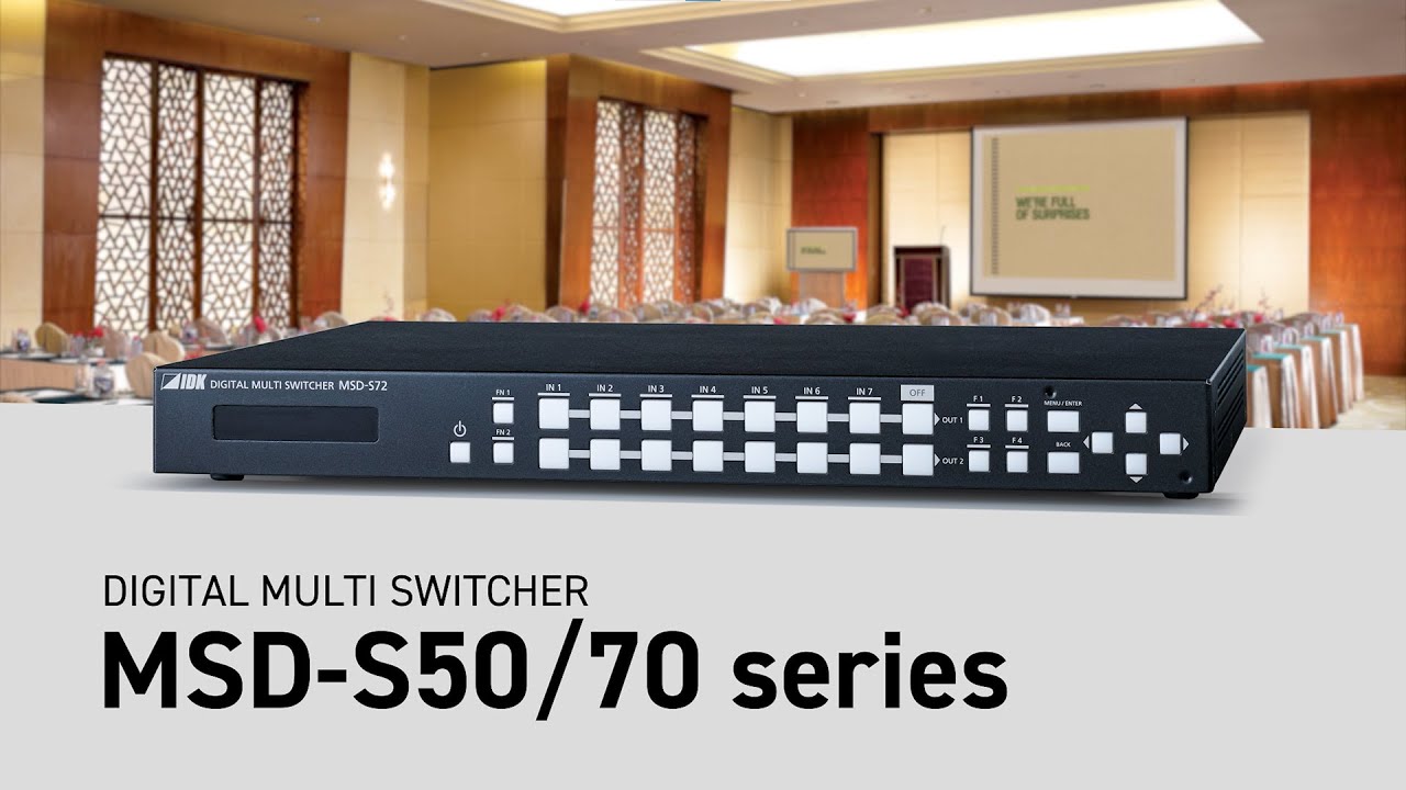 MSD-S51 デジタルマルチスイッチャー | 株式会社アイ・ディ・ケイ