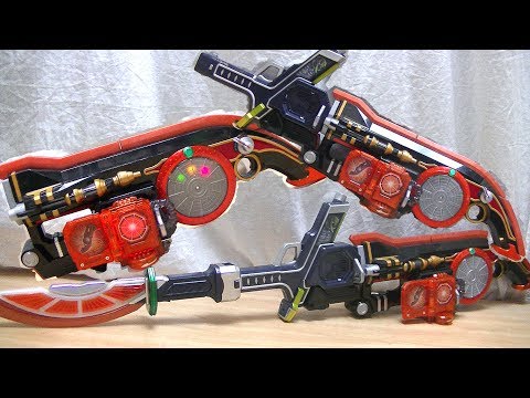 鎧武の最強武器！】DX火縄大橙DJ銃 ｶﾁﾄﾞｷﾛｯｸｼｰﾄﾞ、無双ｾｲﾊﾞｰとも連動