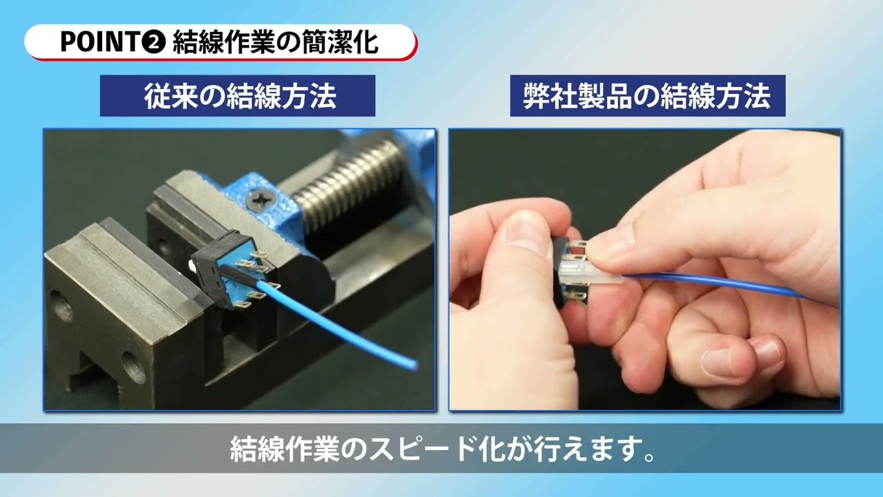 イージーロックコネクタ | 注目の製品 | 圧着端子・圧着スリーブの