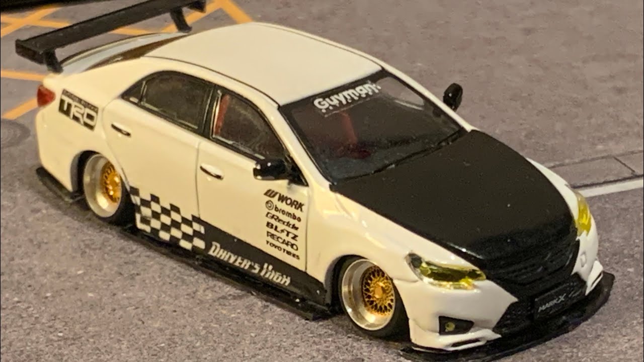 ホットウィール改造】1/64customマークXドリ車仕様、アキュラMDX