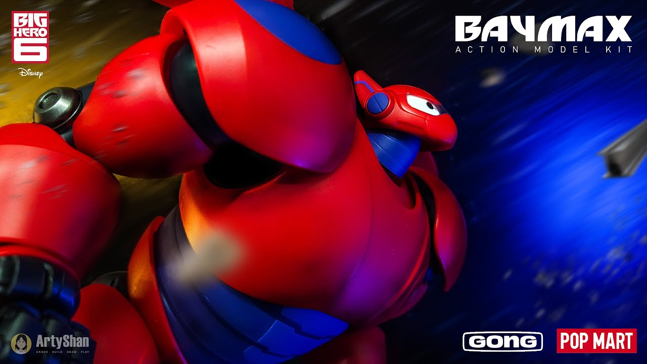 Gong Studio Baymax Action Model Kit (Big Hero 6) ASMR Build