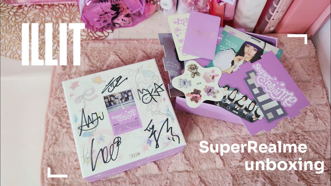 ILLIT アルバム開封】サインアルバム到着🎉 / アイリット SuperRealMe