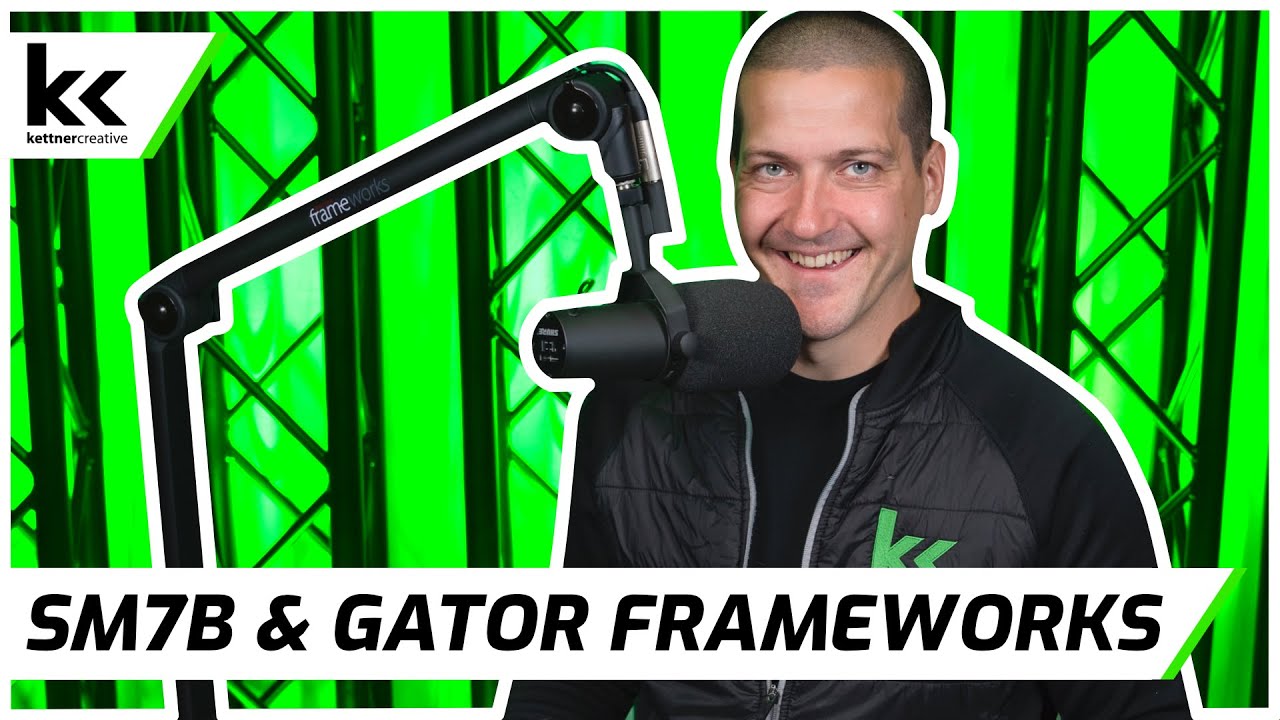 Shure SM7B & Gator Frameworks 3000 Boom Arm | In-Depth Review