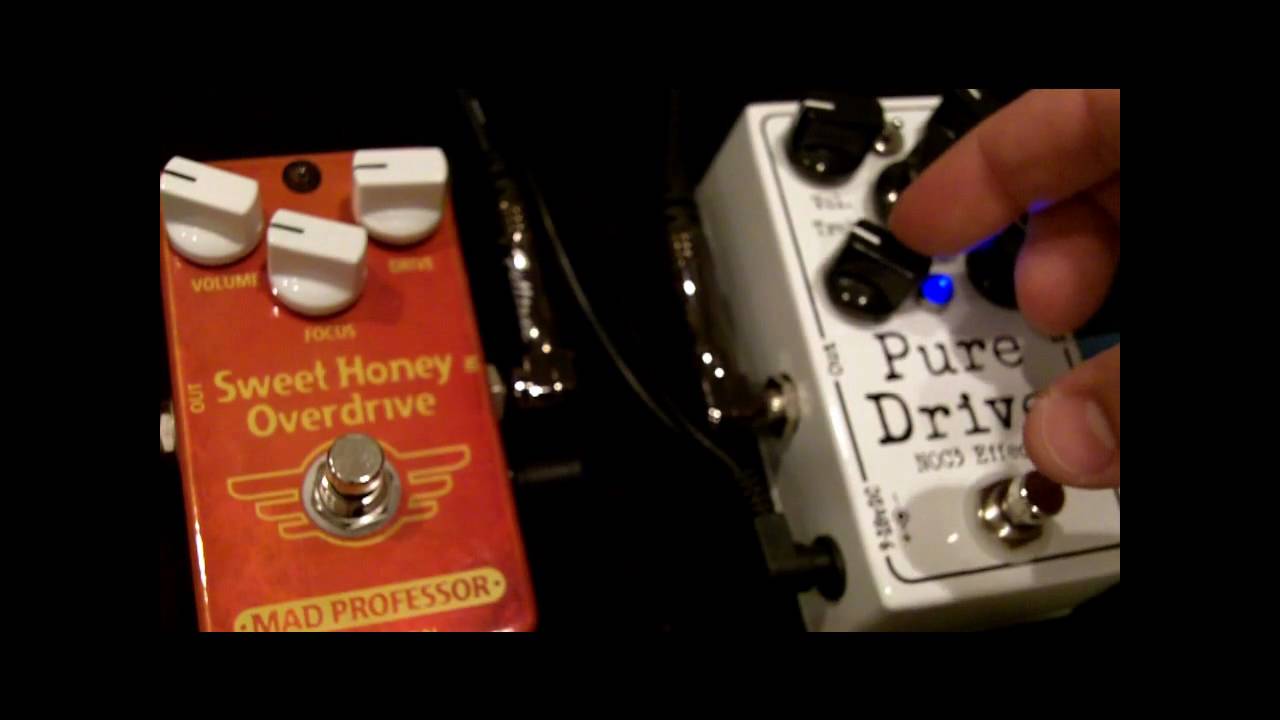Mad Professor SHOD vs NOC3 Pure Drive (stacking) - YouTube