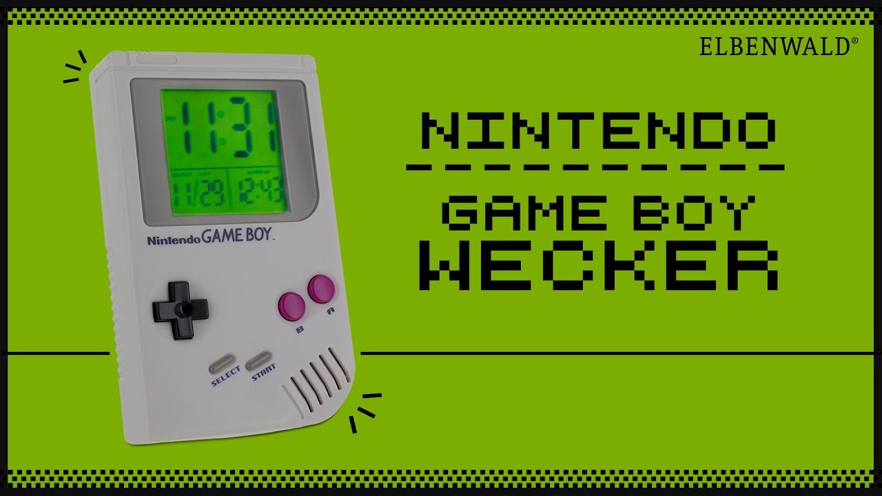 Nintendo - Game Boy Alarm Clock | Elbenwald