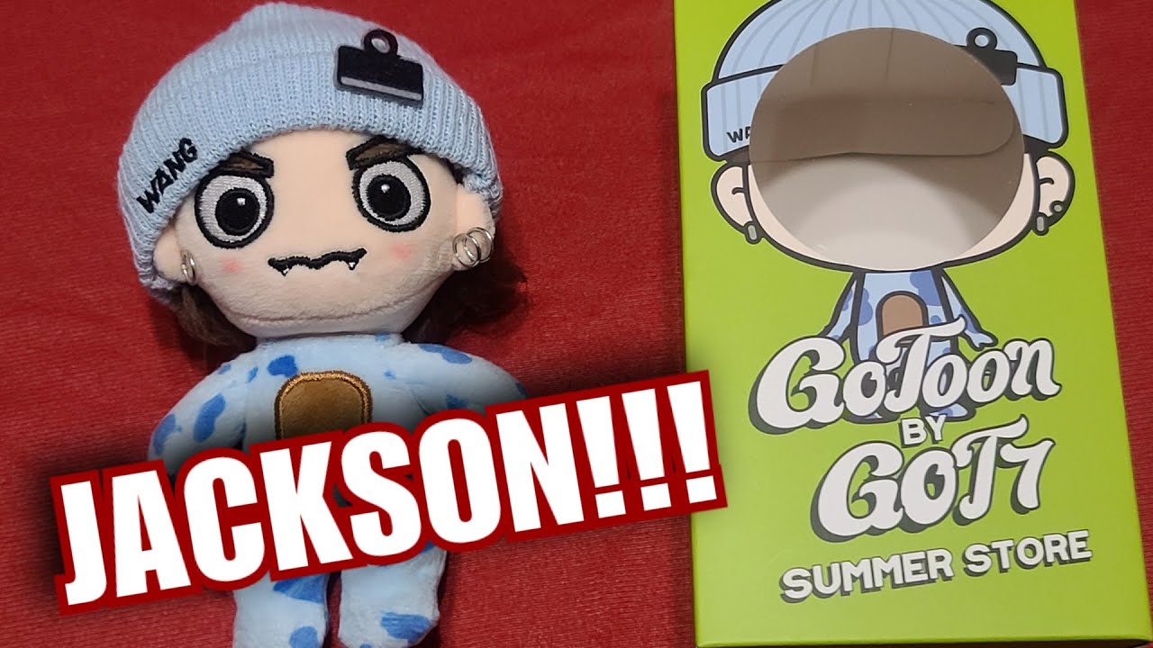 Jackson Wang - GoToon Doll UNBOXING | GOT7 Summer Store - YouTube