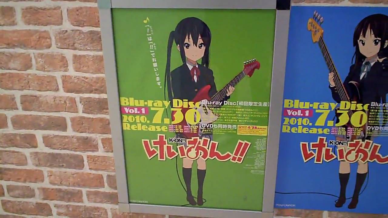 けいおん!! K-ON!!第2期ブルーレイディスクVol.1初回限定版ポスター