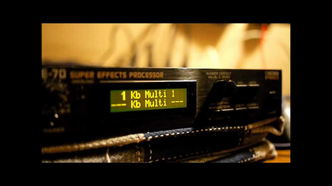BOSS SE-70 [ Multi Effects ] - YouTube