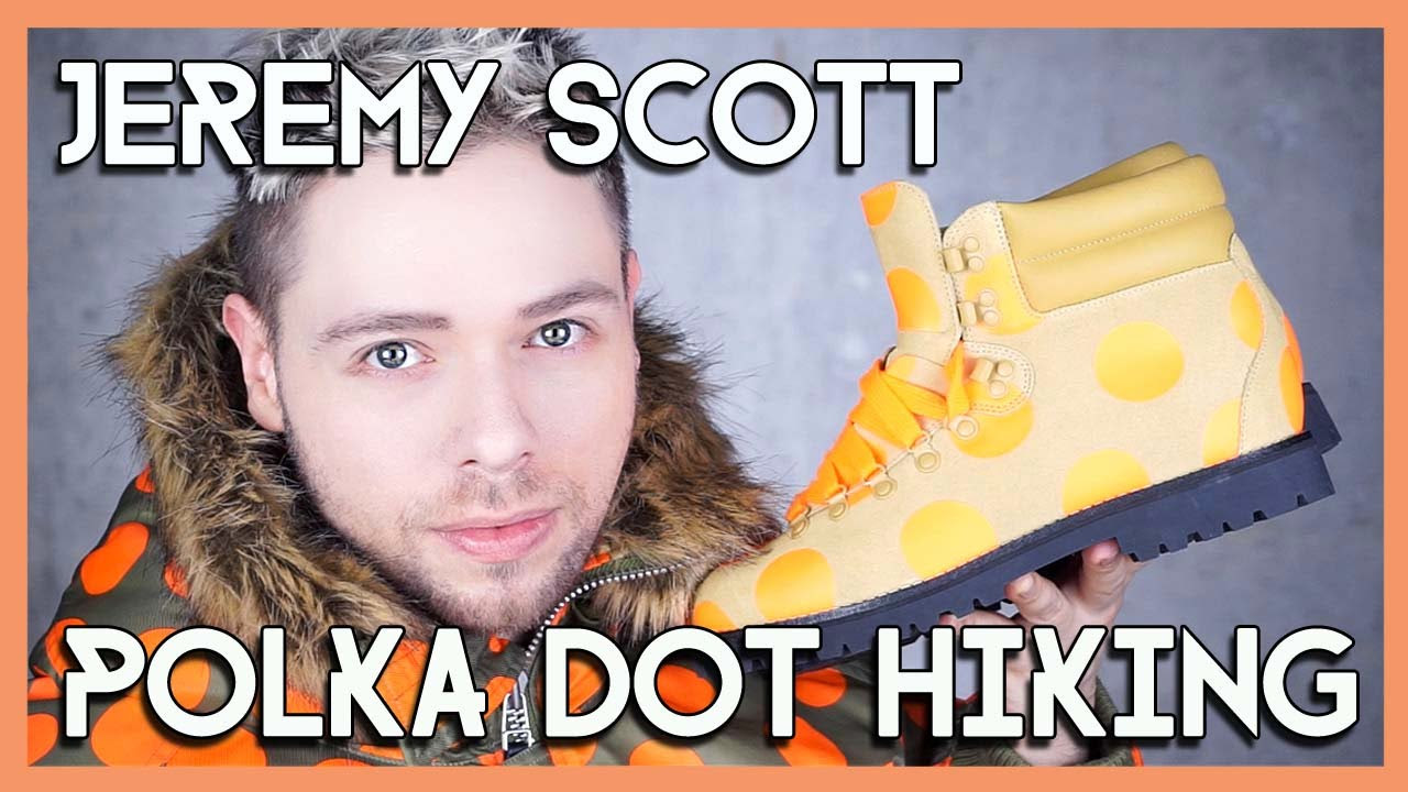 Jeremy Scott x adidas Polka Dot Hiking Boots FW15 Review - YouTube