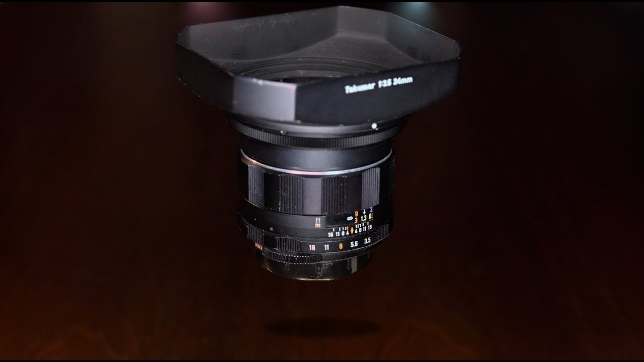 This is the SUPER-MULTI-COATED-Takumar 24mm f/3.5. Chapter 29