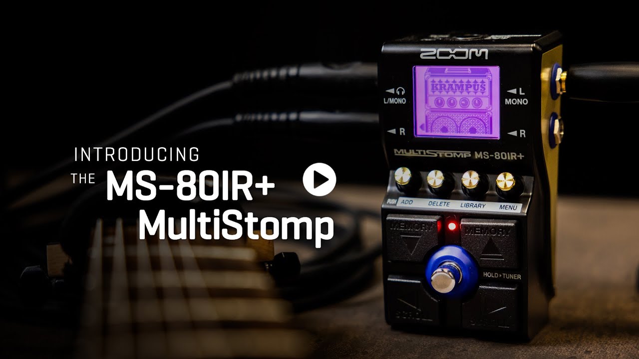 MS-80IR+ MultiStomp for Guitarists | Buy Now | ZOOM