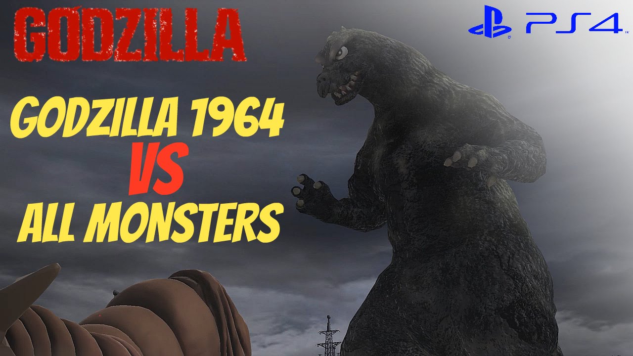 Godzilla The Game (PS4) - Godzilla 1964 Vs. All Monsters [1080p