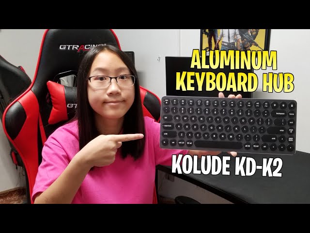 Kolude KD-K2 Aluminum Keyboard Hub Review - YouTube