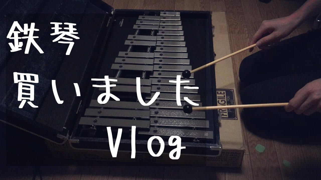 Vlog】鉄琴を買いました。ヤマハ YG50D グロッケンシュピール #vlog