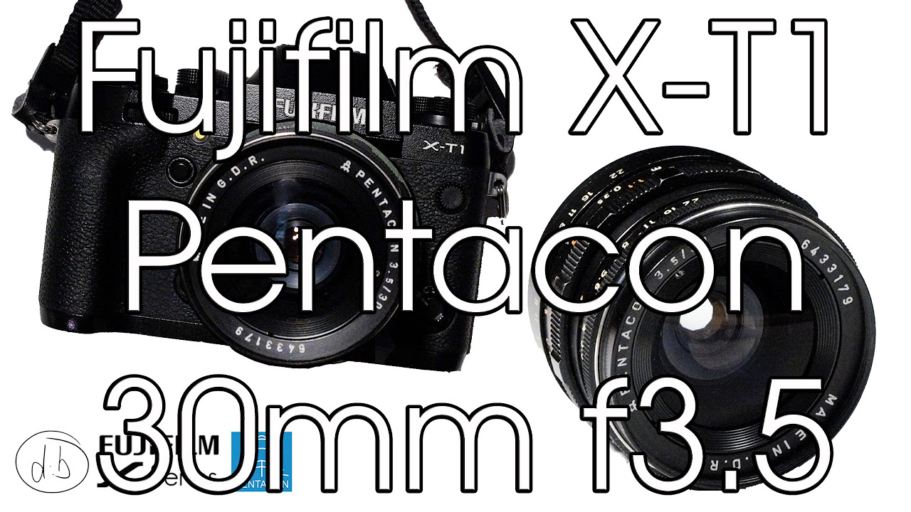 Fujifilm X-T1 + Pentacon 30mm f3.5 M42 Legacy Lens - YouTube