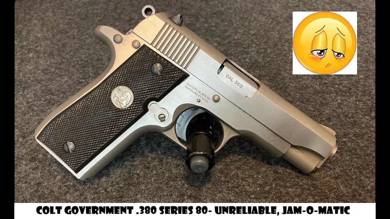 Colt Mark IV Series 80 Government .380 Auto at the range. Why ammo