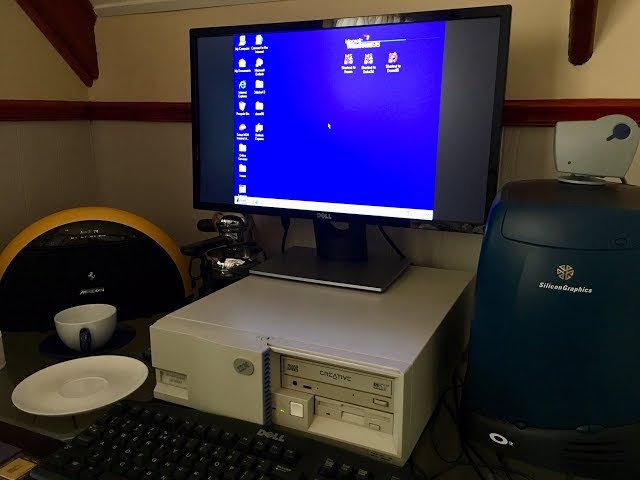 My very first computer, which I got 1994, an IBM 486 DX4 100 with