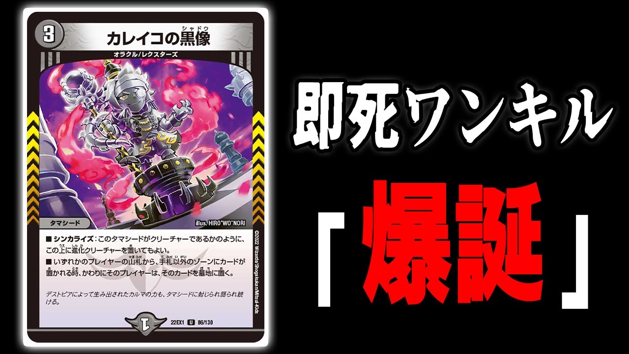 絶望】即死コンボ＆極悪メタ「カレイコの黒像」用いたワンショット