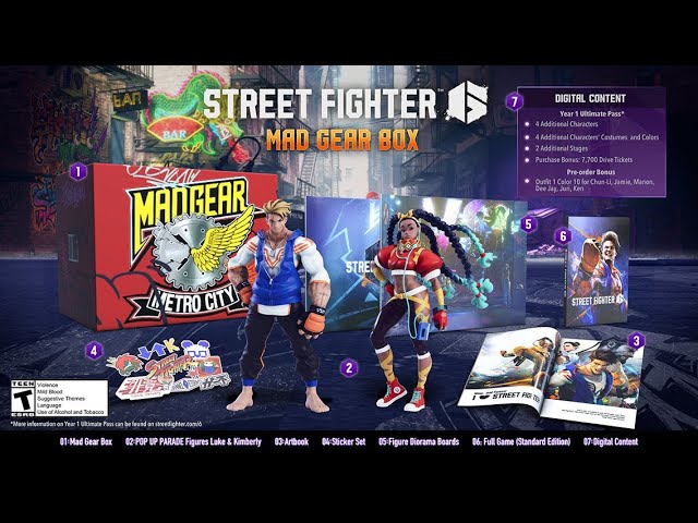 Street Fighter 6 Collector Edition is available for PREORDER now