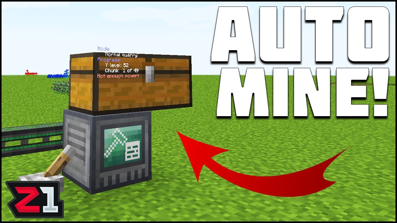 We Set Up AUTOMATED MINING !! All The Mods 6 Minecraft Ep.6 | Z1