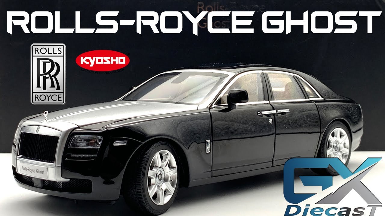 1/18 Kyosho Rolls-Royce Ghost (Black-Silver) - YouTube