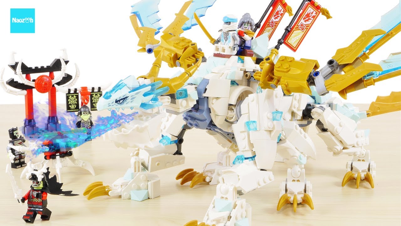 LEGO NINJAGO Zane's Ice Dragon Creature 71786 Speed Build & Review