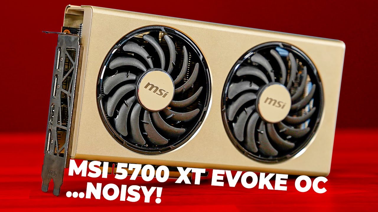 MSI RX 5700 XT Evoke OC Review - Unique Design, Too LOUD! - YouTube