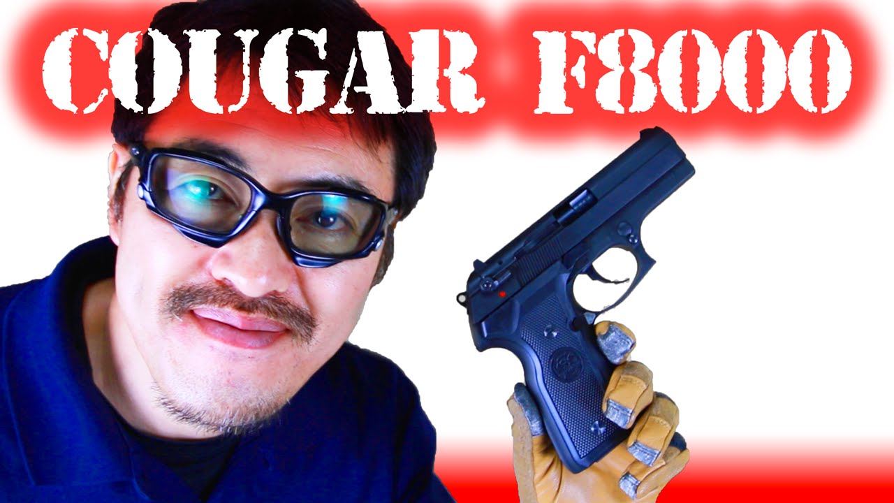 KSC M8000クーガーF(07)ブラックABS エアガン レビュー#223 - YouTube