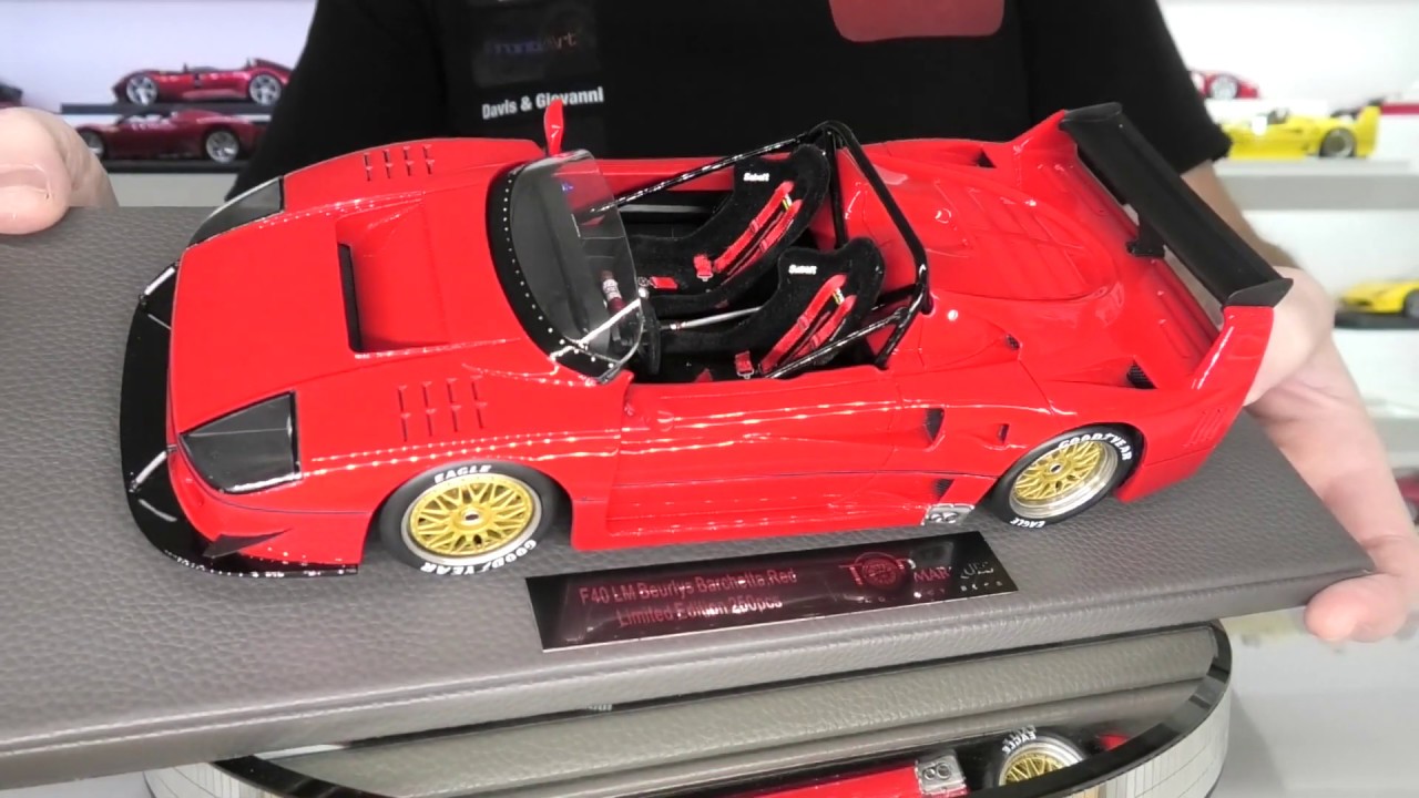 1/18 Ferrari F40 Michelotto Spider by Top Marques Models - Full