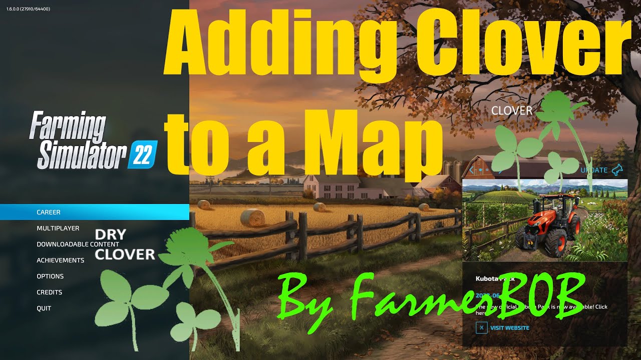 Adding a single fruit like Clover to your Map! - YouTube