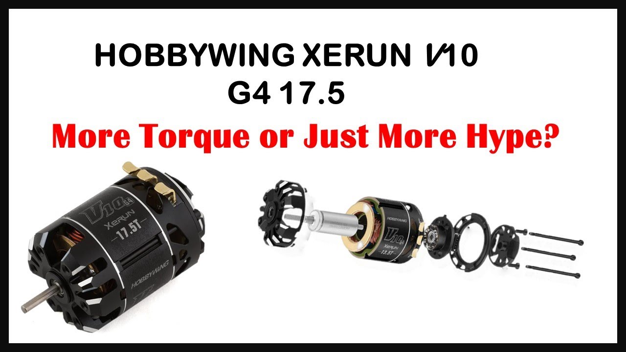 Hobbywing V10 G4 17.5 Full Motor Test and Review - YouTube