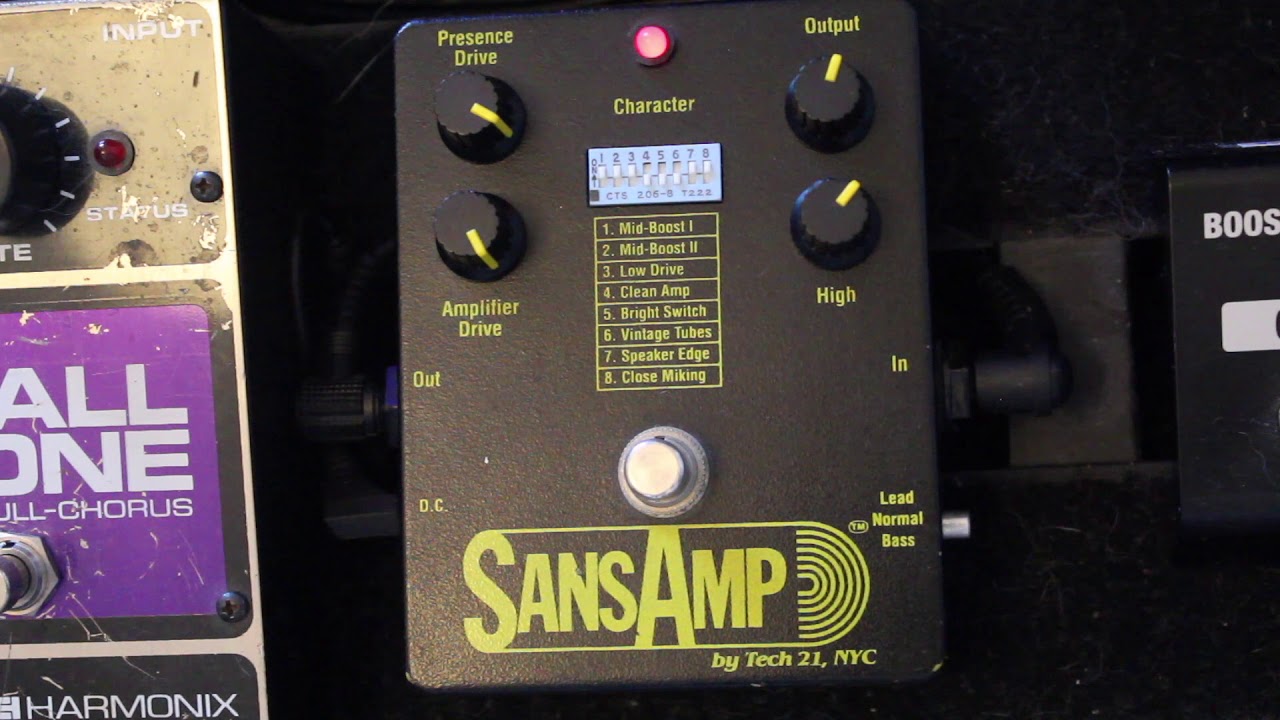 Tech 21 Sansamp for Nirvana live tones '93/'94 - YouTube