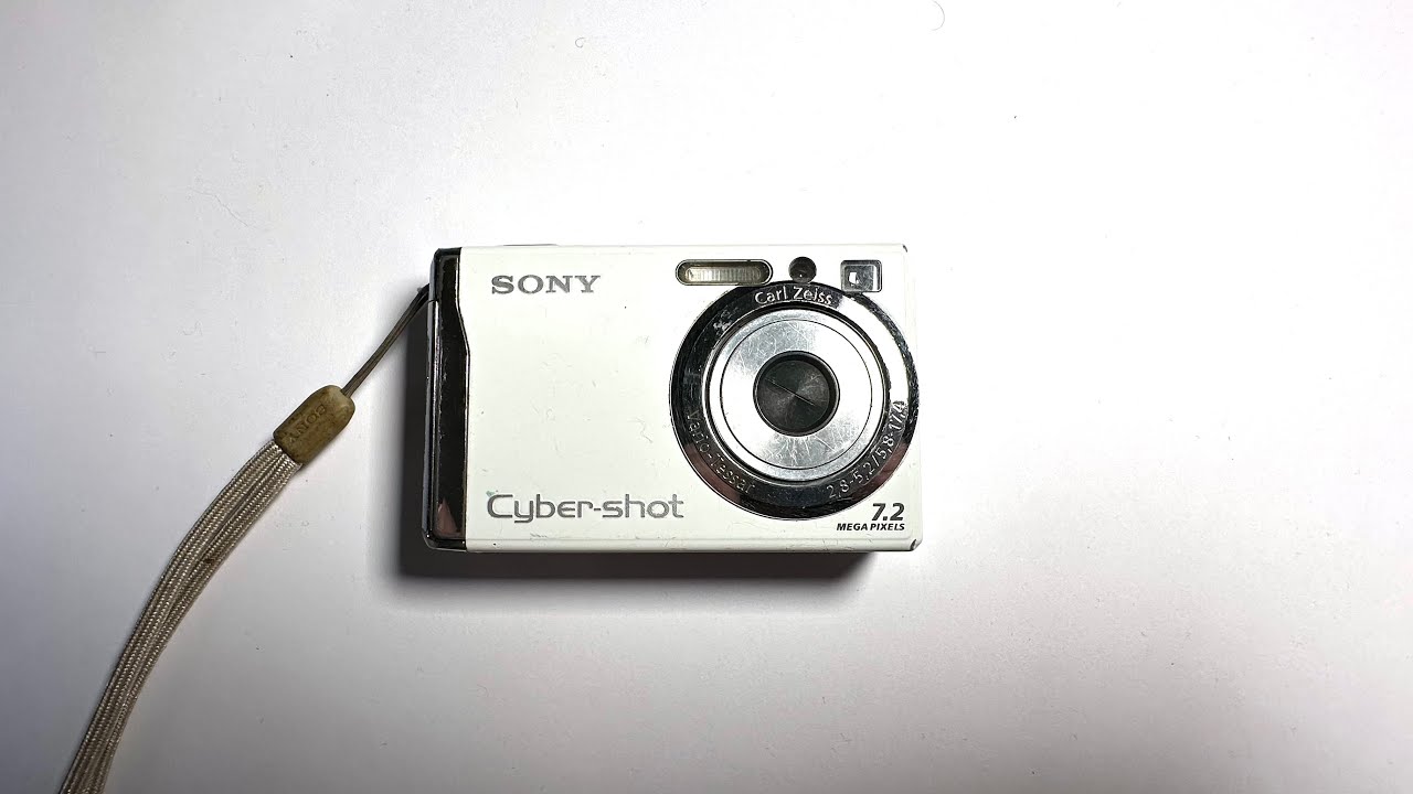 Sony CyberShot DSC W80 - YouTube
