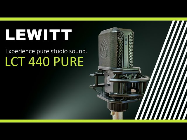 LEWITT LCT 440 PURE 】新しいコンデンサーマイクを買いました