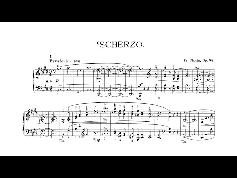 Chopin: Scherzo No. 4, Op. 54 ― Idil Biret [Score-Video]／쇼팽
