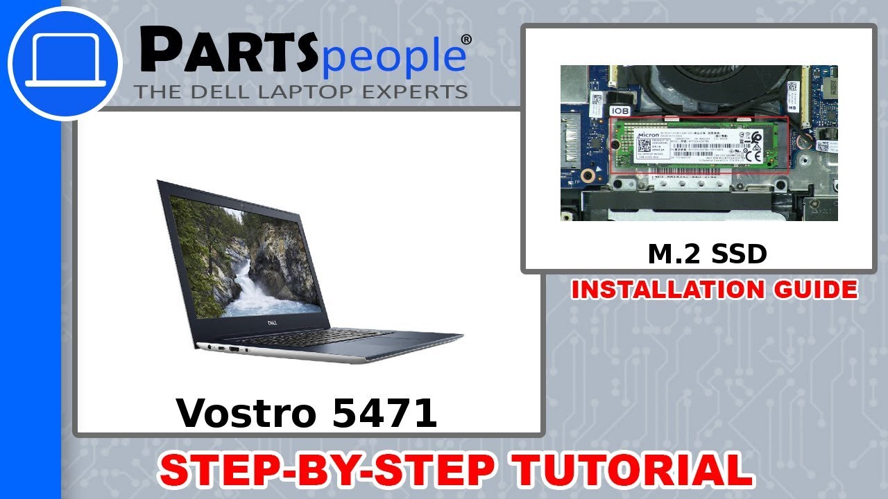 Dell Vostro 5471 (P88G001) M.2 SSD How-To Video Tutorial - YouTube