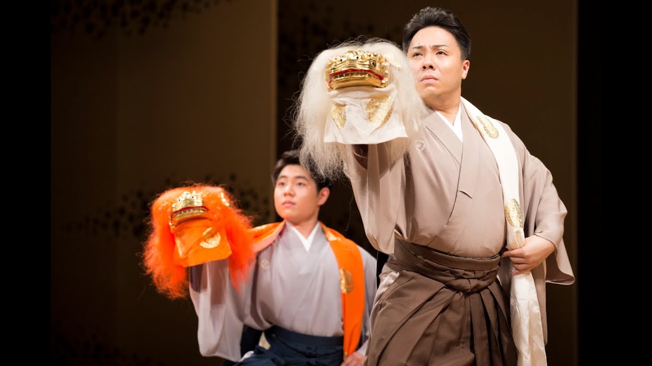 日本舞踊 第6回「連獅子」藤間勘十郎 - YouTube